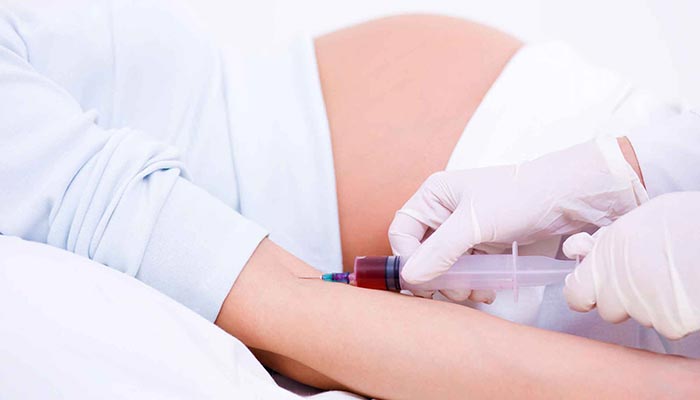 Pregnant blood draw